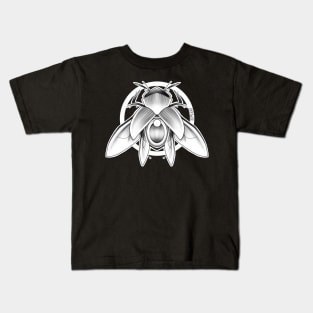 scarab (black and grey) Kids T-Shirt